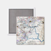 Zweite Schlacht bei Bull Run 4 Magnet (Vorderseite/Rückseite)