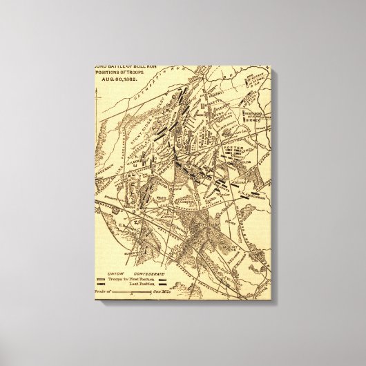 Zweite Schlacht bei Bull Run 5 Leinwanddruck (Vorderseite)