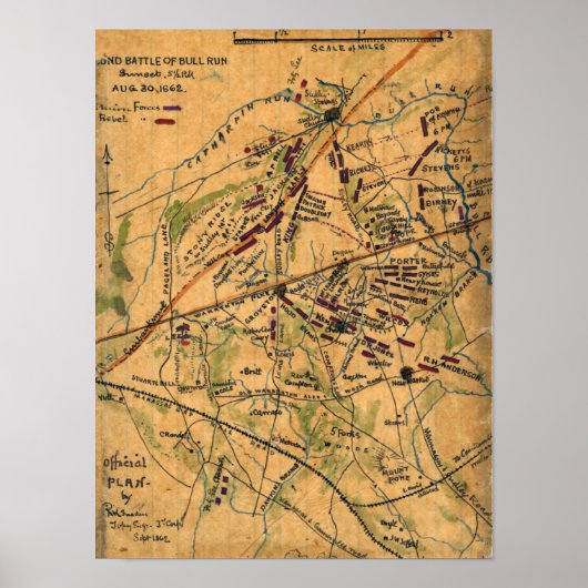 Zweite Schlacht bei Bull Run 5 Poster (Vorne)