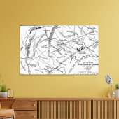 Zweite Schlacht beim Bull Run Leinwanddruck (Insitu (Wohnzimmer))