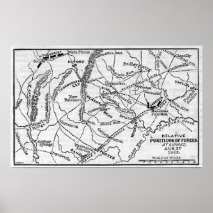 Zweite Schlacht beim Bull Run Poster