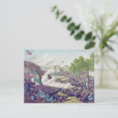 Zweite Schlacht gegen Korinth 1862 im Zivilen Krie Postkarte (Stehend Vorderseite)