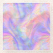 zweite Sicht, holopastel: Glasuntersetzer (Vorderseite)