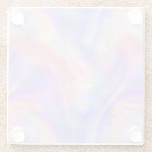 zweite Sicht, holopastel: Glasuntersetzer (Rückseite)