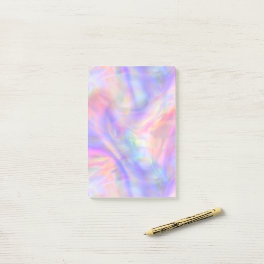 zweite Sicht, holopastel: Post-it Klebezettel (Auf Schreibtisch)