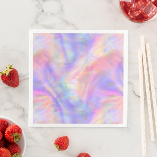 zweite Sicht, holopastel: Serviette (Beispiel)