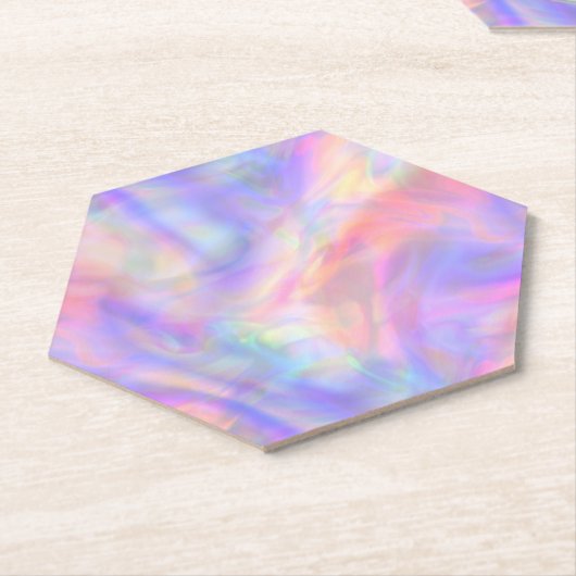 zweite Sicht, holopastel: Untersetzer (angewinkelt)