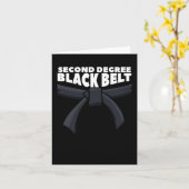 Zweite Stufe Black Belt Martial Arts Karate 1 Karte (Gelbe Blume)