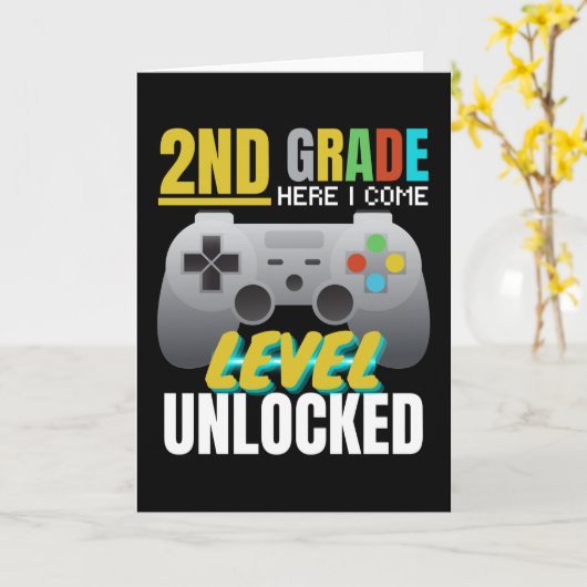 Zweite Stufe Hier komme ich auf Level freigeschalt Karte (Gelbe Blume)