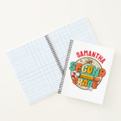 Zweite Stufe - Niedlich zurück in den Schulbedarf Notizblock (Innenseite)