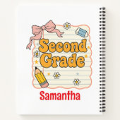 Zweite Stufe - Niedlich zurück zur Schulversorgung Notizblock (Rückseite)