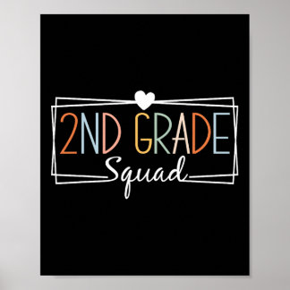 Zweite Stufe Squad Lehrer Kinder 2. Klasse CK bis  Poster