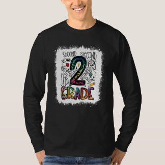 Zweite Stufe Typografie Team Zweite Stufe T-Shirt