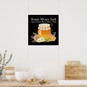 Zweite Version Mama Always Said - Sharon Rhea Ford Poster (Küche)