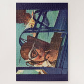 Zweite Weltkrieg der 1940er-Jahre-Dogfight in der  Puzzle (Vertikal)