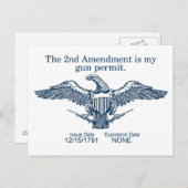 Zweite Zusatzkarte Postkarte (Vorne/Hinten)