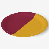 Zweiteilige vertikale Party-Papierplatte - individ Pappteller (Schrägansicht)