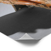 Zweiteiliges Polychrome-Effigy-Schiff, vielleicht Poster (Ecke)