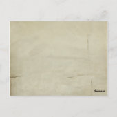 Zweiter Änderungsantrag Schutz des ersten Änderung Postkarte (Rückseite)