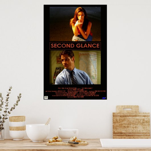 Zweiter Blick Poster (Küche)