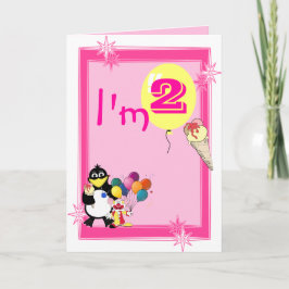 Zweiter Geburtstag Karte