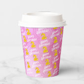 Zweiter Geburtstag Pappbecher (Rückseite)