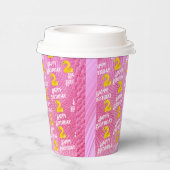 Zweiter Geburtstag Pappbecher (Rechts)