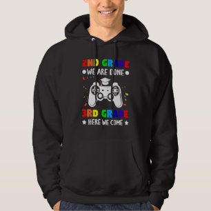 Zweiter Grad Wir sind getan Dritte Klasse Hier kom Hoodie