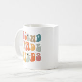 Zweiter Grade Vibes zurück zur Schule Groovy Schoo Kaffeetasse (Vorderseite Links)