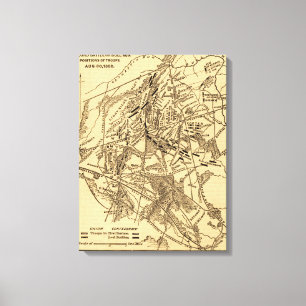 Zweiter Kampf von Stierlauf 5 Leinwanddruck