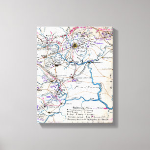 Zweiter Kampf von Stierlauf 6 Leinwanddruck