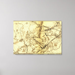 Zweiter Kampf von Stierlauf 7 Leinwanddruck