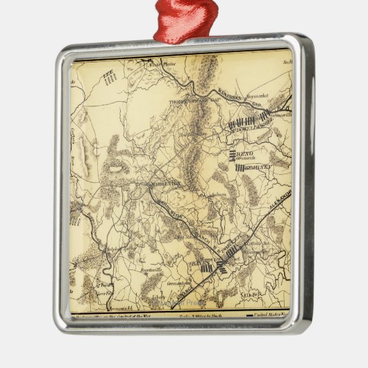 Zweiter Kampf von Stierlauf 7 Silbernes Ornament (Links)