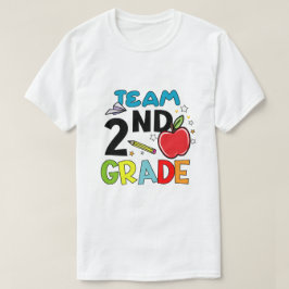 Zweiter Klasse Team Zweiter Platz Lehrer Geschenke T-Shirt