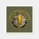 Zweiter Leutnant 2LT Werbeaktion Serviette (Vorderseite)