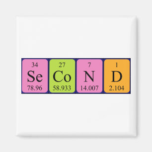 Zweiter periodischer Name Magnet