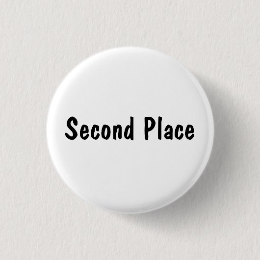 Zweiter Platz Button (Vorderseite)