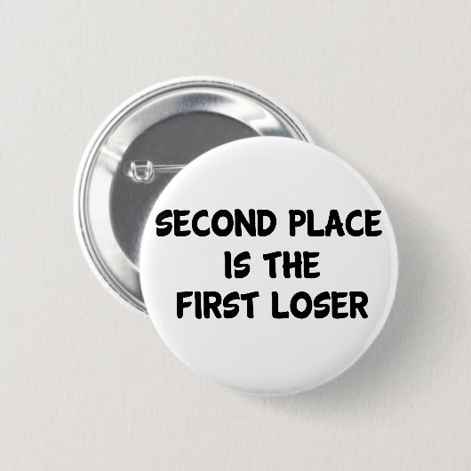 Zweiter Platz Button (Vorne & Hinten)