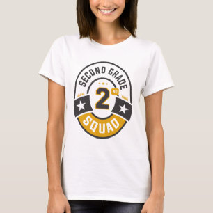 Zweiter Platz Team der zweiten Klasse zurück zur S T-Shirt