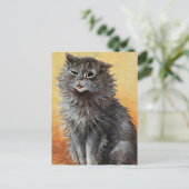 "Zweiter Preis auf der Cat Show" von Louis Wain Postkarte (Stehend Vorderseite)