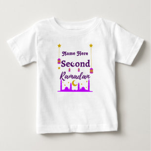 Zweiter Ramadan Individuelle Name Baby T-shirt
