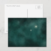 Zweiter Stern auf der rechten Postkarte (Vorne/Hinten)