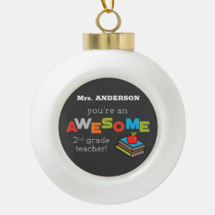 Zweiter Tag der Lehrerbewertung, Phantastisch Keramik Kugel-Ornament