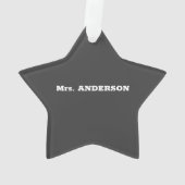 Zweiter Tag der Lehrerbewertung, Phantastisch Ornament (Rückseite)