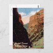 Zweiter Tunnel der Royal Gorge Postkarte (Vorne/Hinten)