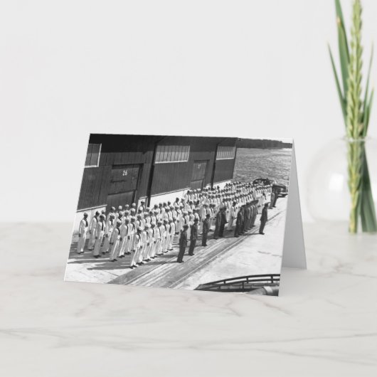 Zweiter Weltkrieg: An Bord der USS Asheville (PF-1 Karte (Vorderseite)