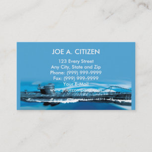 Zweiter Weltkrieg deutsches uboat Unterseeboot Visitenkarte