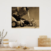 Zweiter Weltkrieg Douglas SBD Unzählige Bomber-Flu Poster (Küche)