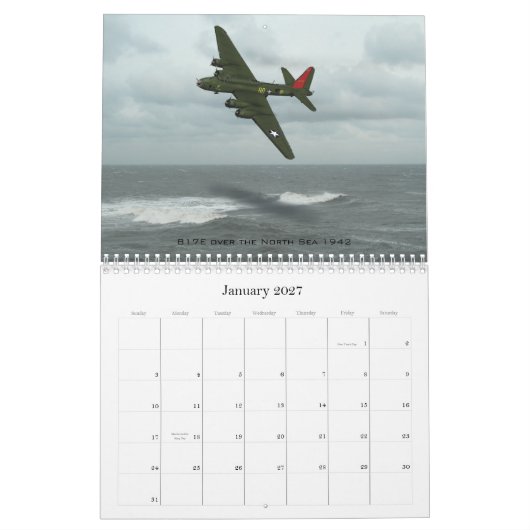 Zweiter Weltkrieg - Flugzeugkalender 2011 Kalender (Jan 2027)