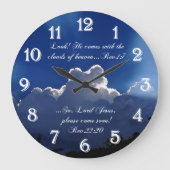 Zweiter Zweiter Zauber der Inspirationsbibliotheke Große Wanduhr (Vorderseite)